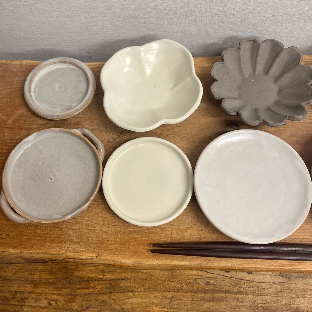 oraf♡　新品　陶器　陶芸作家　プレート皿2枚　22