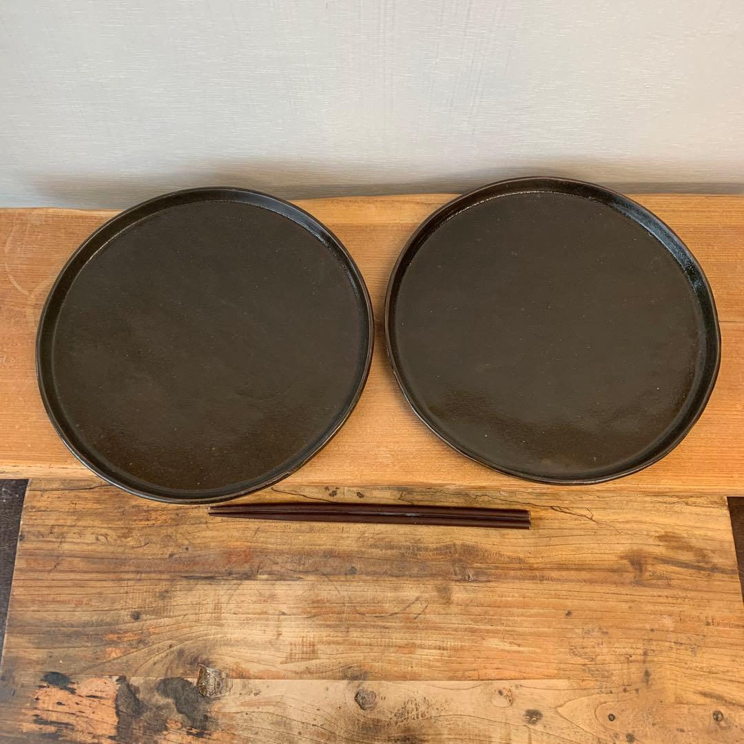 oraf♡　新品　陶器　陶芸作家　プレート皿2枚　22