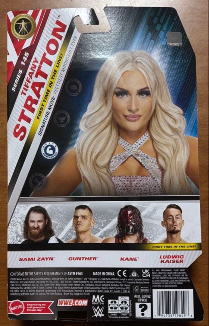 新品　ティファニー・ストラットン　マテル　フィギュア　ベーシック　WWE