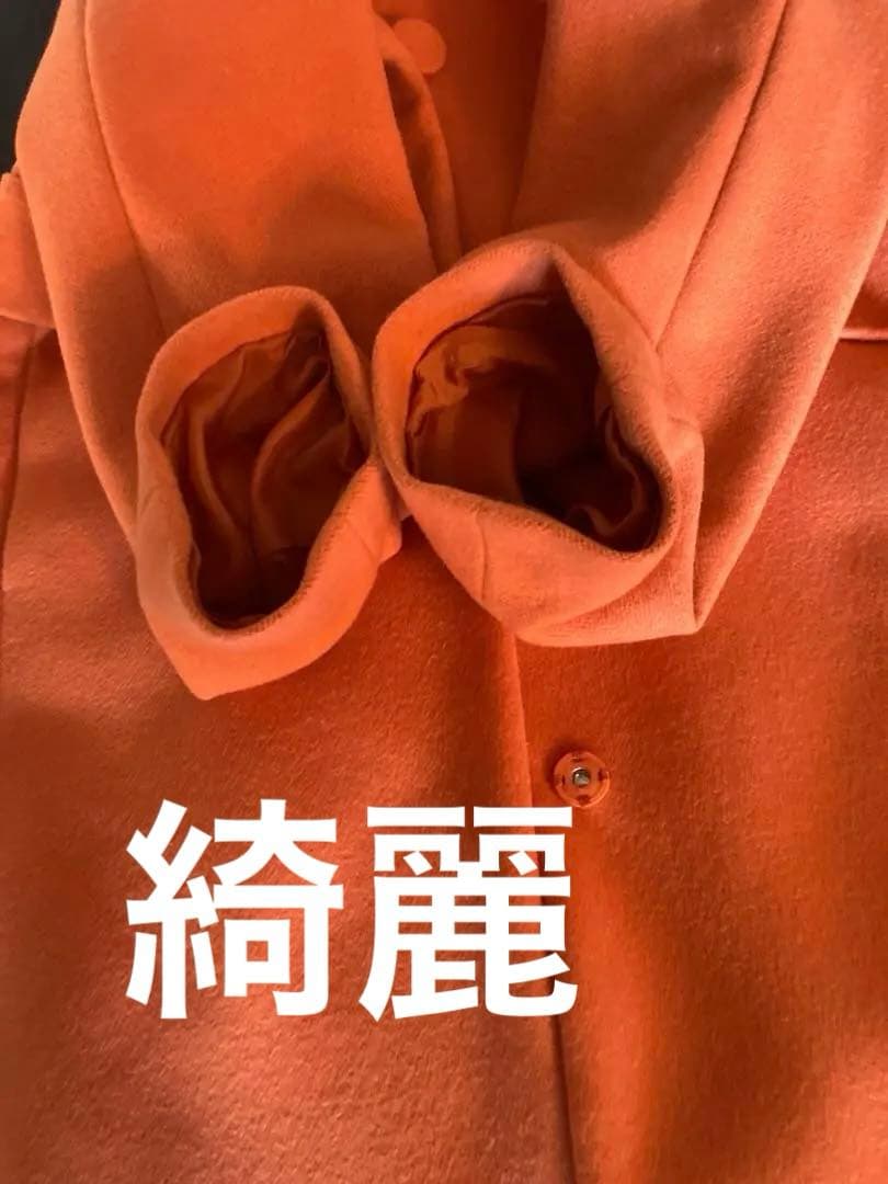 春美品　ワンランク上ロングコート アンゴラ60%ウール40%日本製
