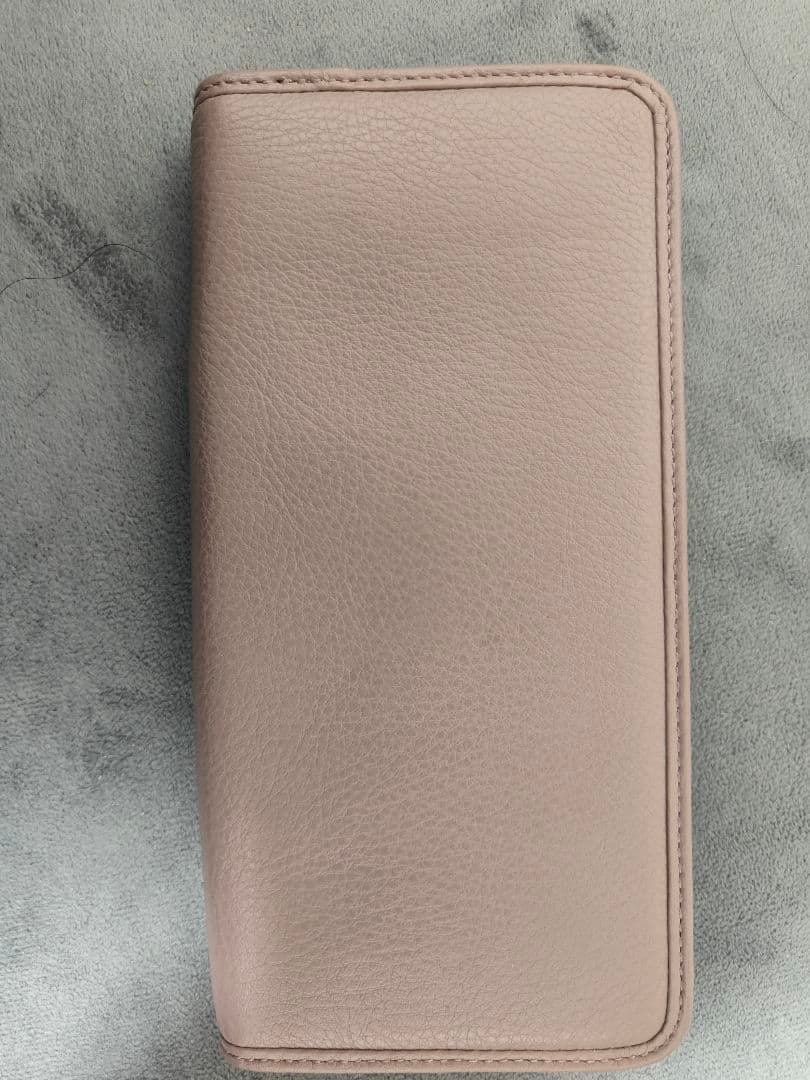 LOEWE ピンク レザー 二つ折り財布