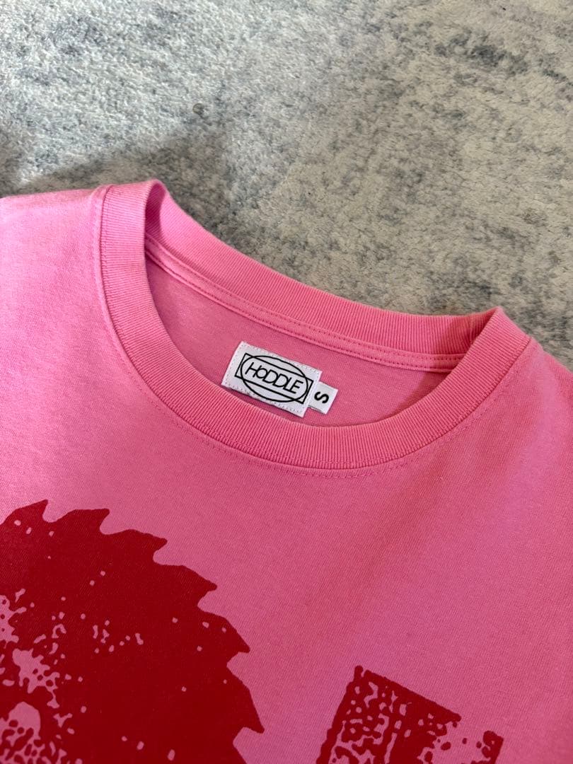 HODDLE ピンク Tシャツ Sサイズ