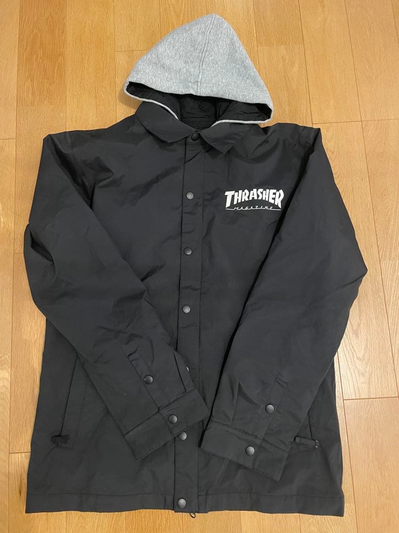 AA HARDWEAR x THRASHER ジャケット ブラック　スラッシャー