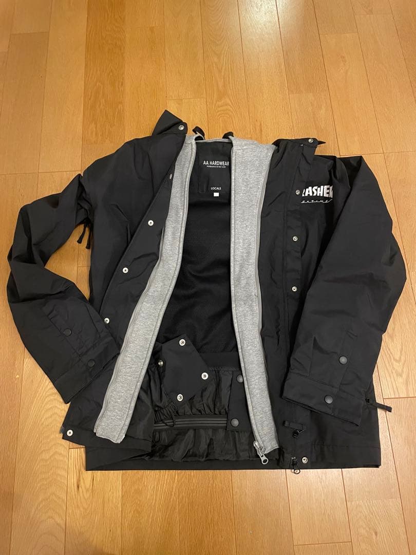 AA HARDWEAR x THRASHER ジャケット ブラック　スラッシャー