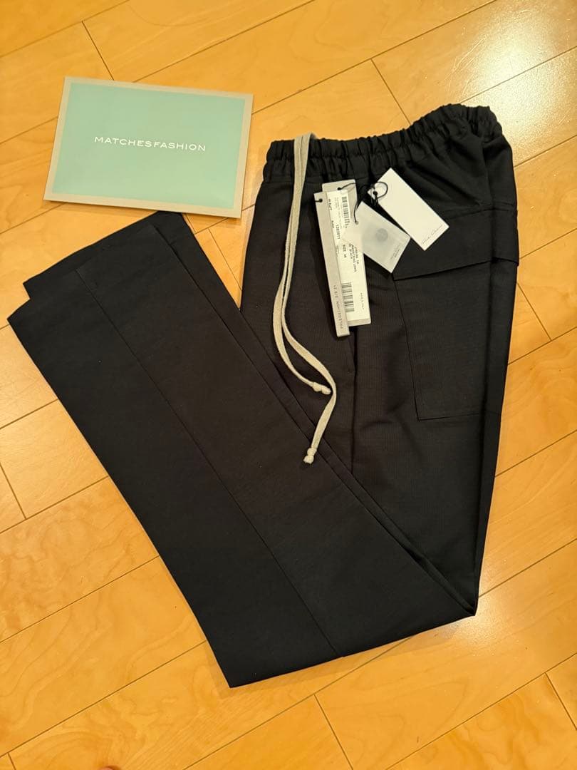 パンツ Rick Owens DRAWSTRING LONG BLACK