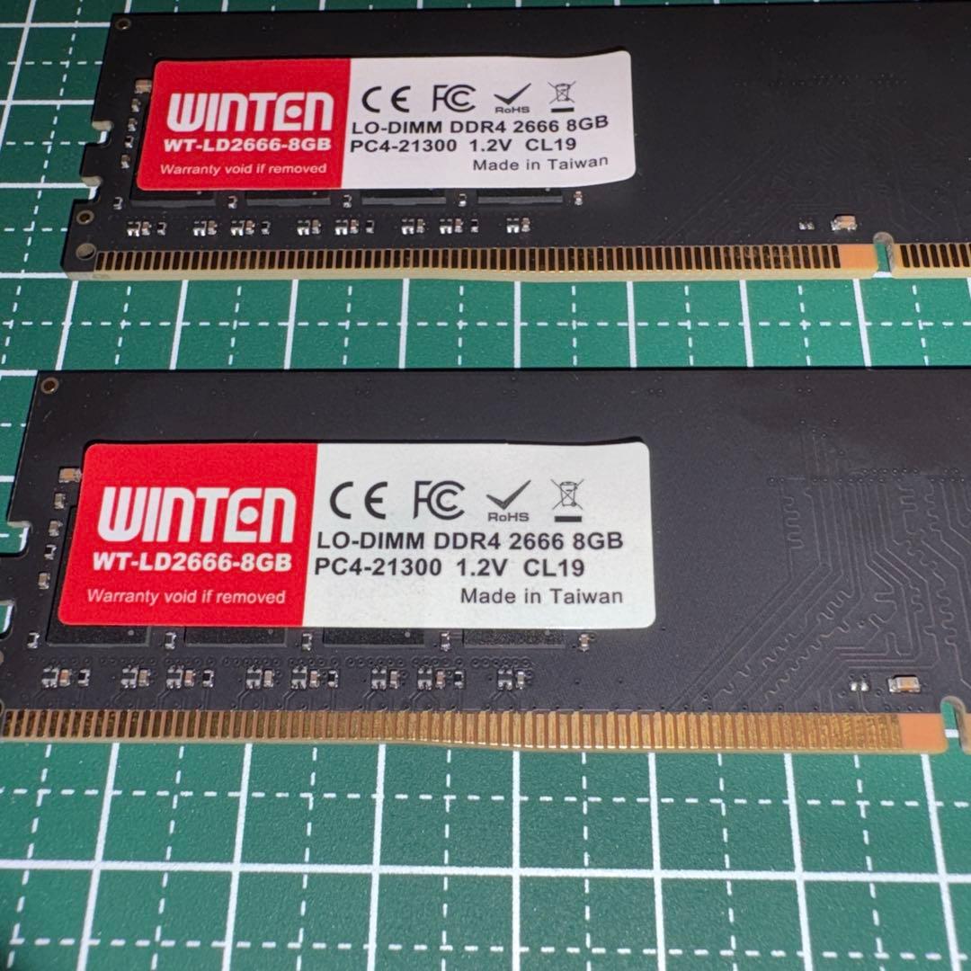 DDR4 2666 8GB×2 計16GB