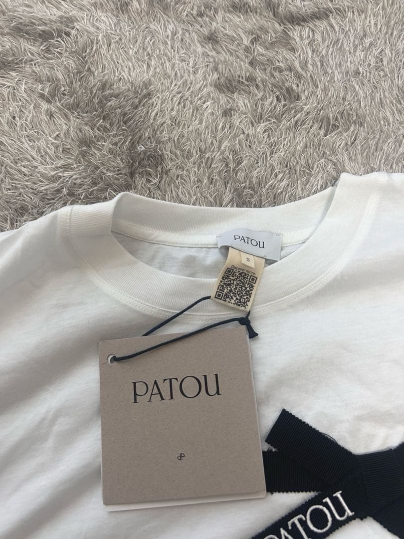 新作 patou オーガニックコットン ボウTシャSサイズ