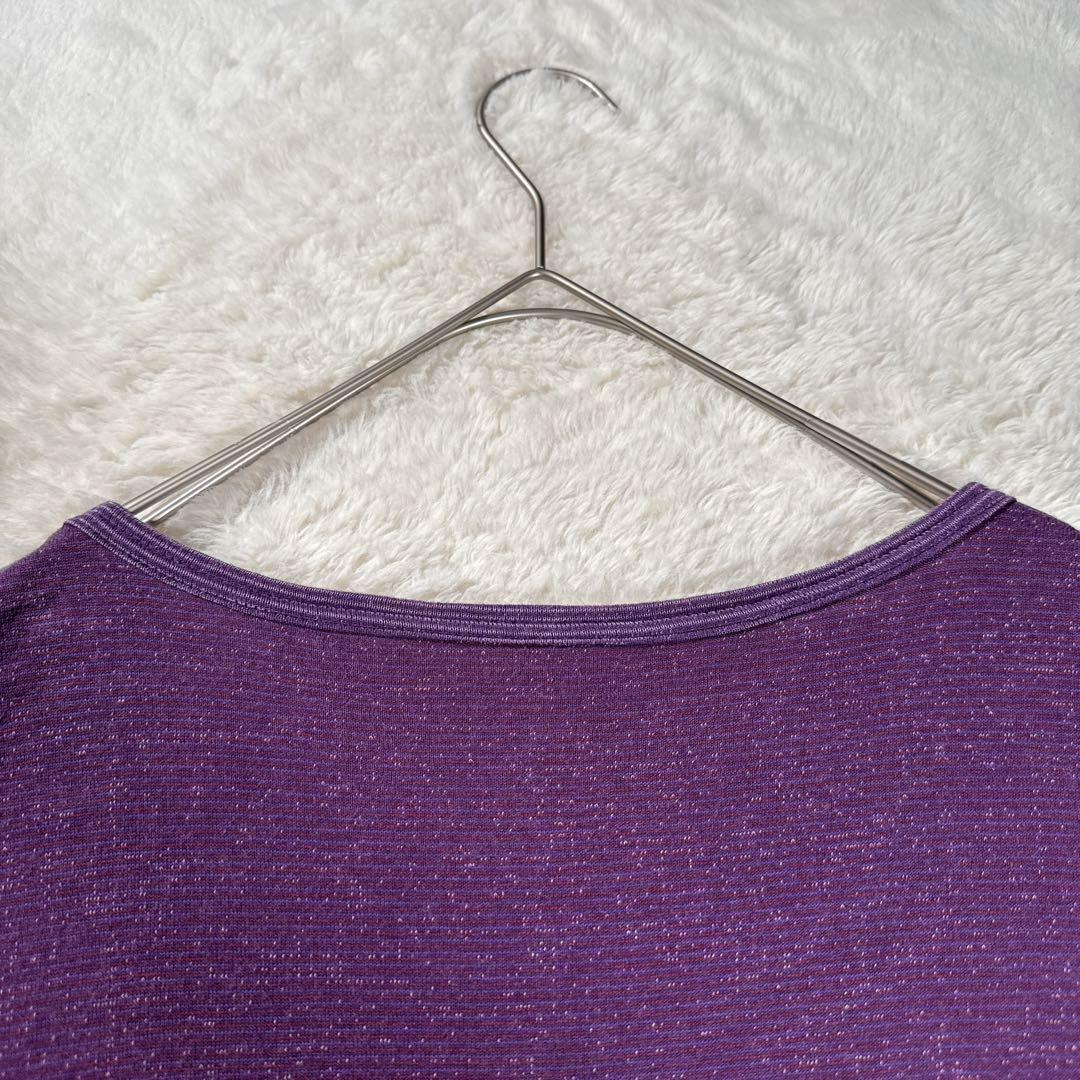 tamaki niimeタマキニイメmaru T HALF SLEEVES 紫