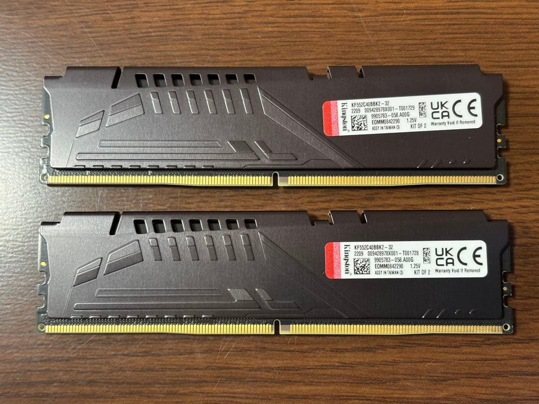メモリー Kingston FURY Beast DDR5-5200MT/s 2x16GB