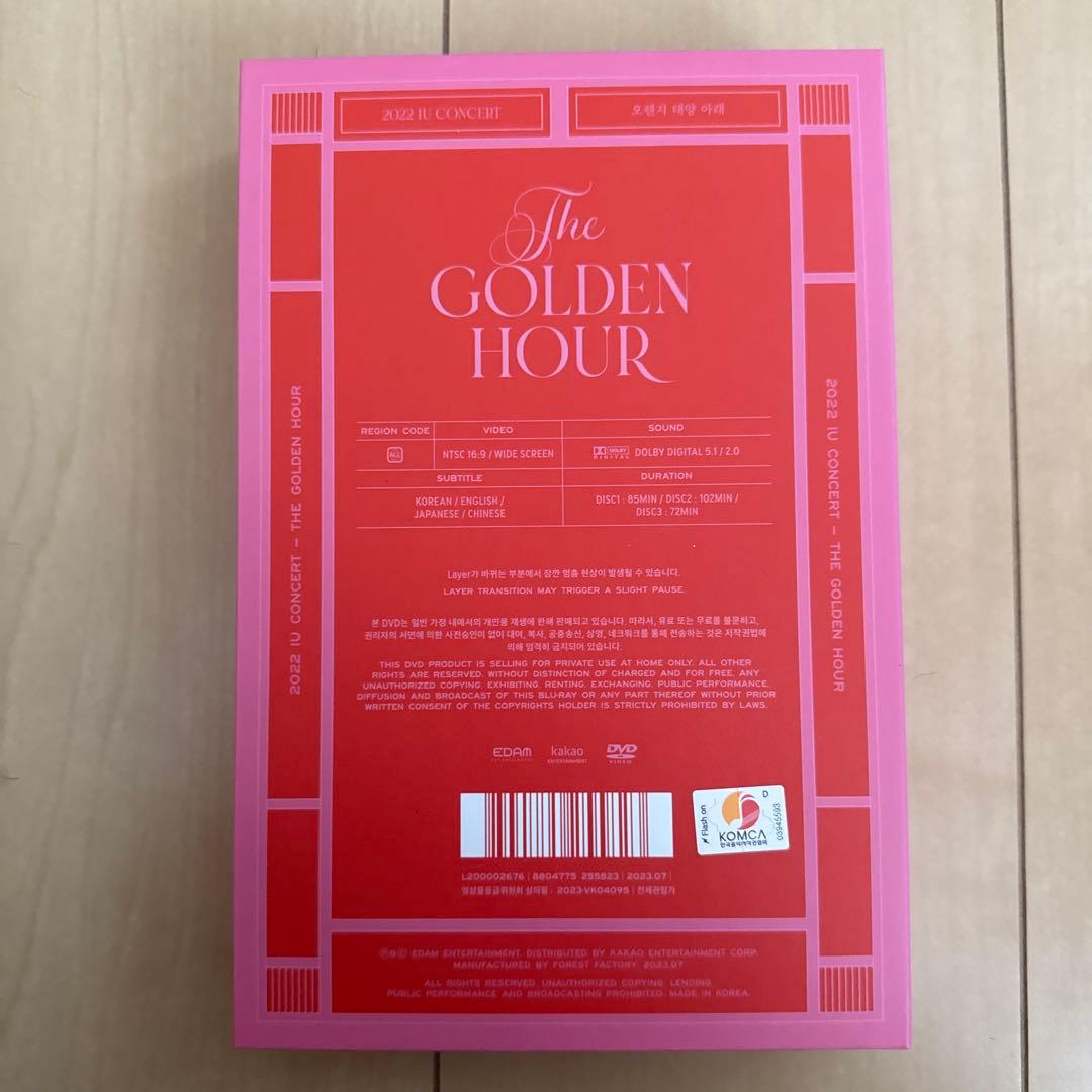ミュージック IU The GOLDEN HOUR DVD
