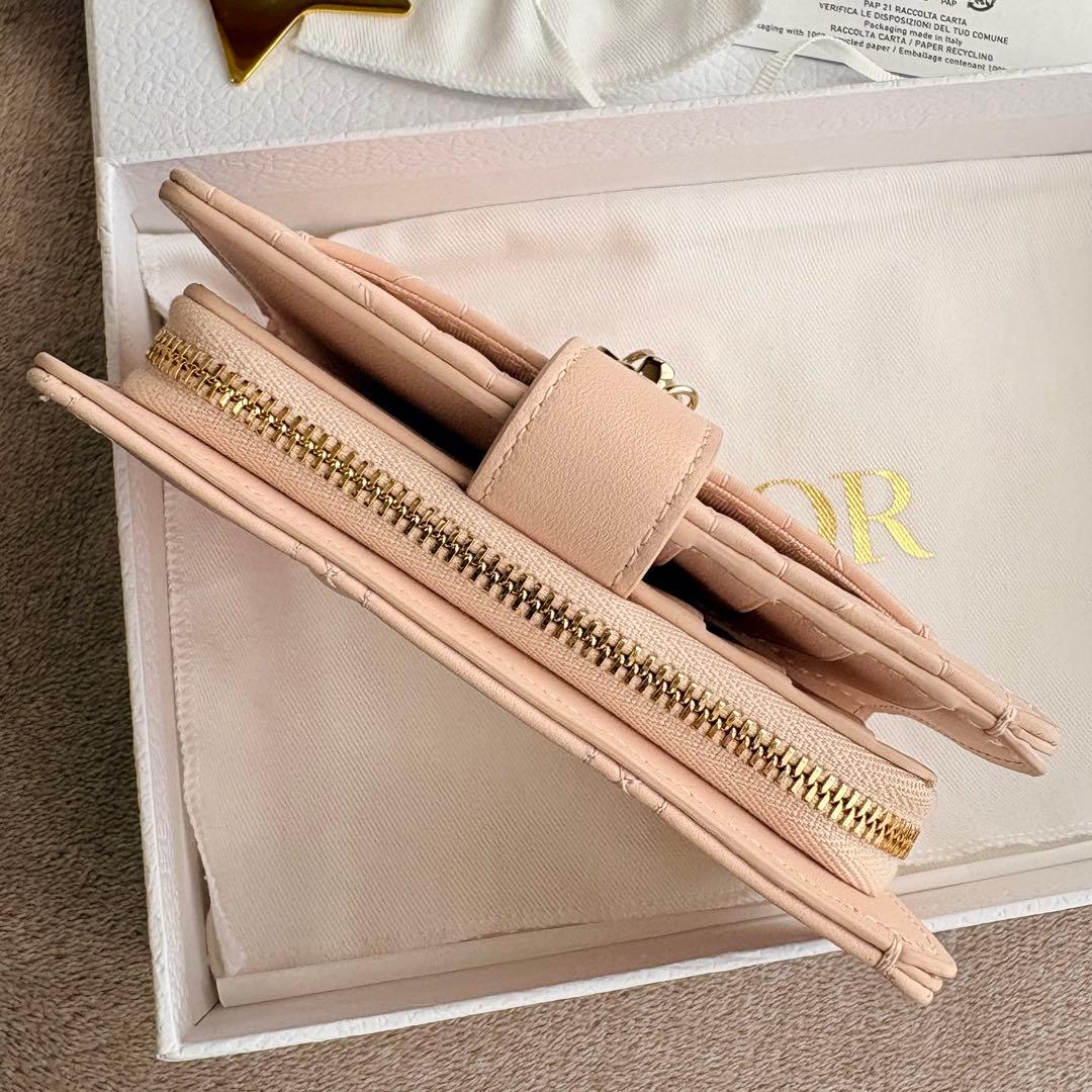 専用出品 Christian Dior 折り財布 ピンク