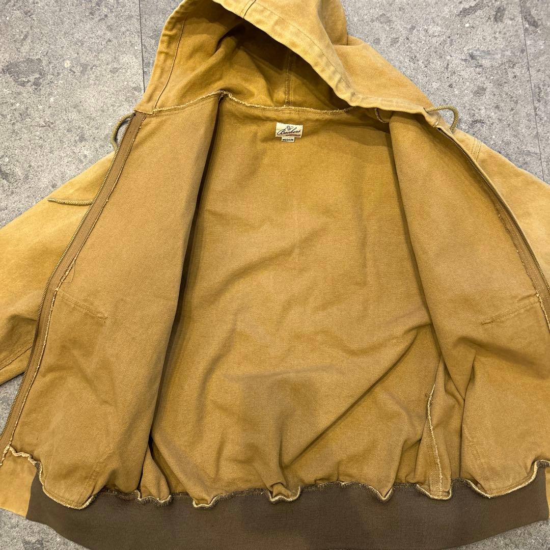 【超美品短丈】アクティブパーカージャケット　ブラウン