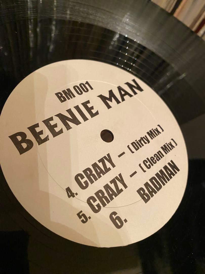 激レア！BEENIE MAN CRAZY / BADMAN (BM 001)