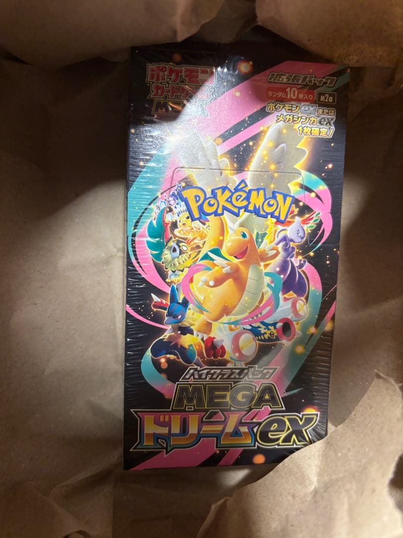 新品！即配送！ポケモンカードゲーム MEGAドリームEX BOX シュリンク