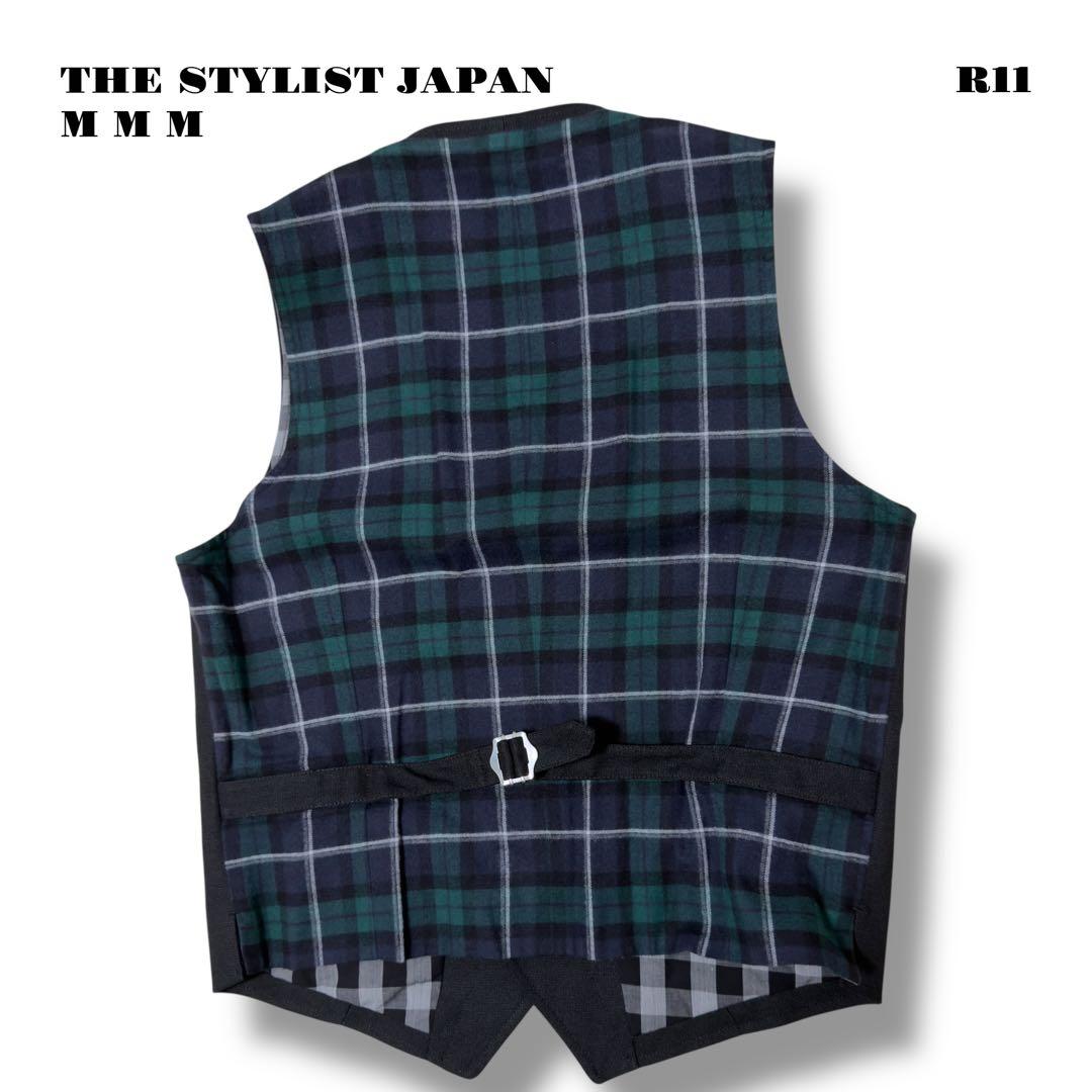 未使用品！ THE STYLIST JAPAN 3P スーツ ブラック 黒緑 M