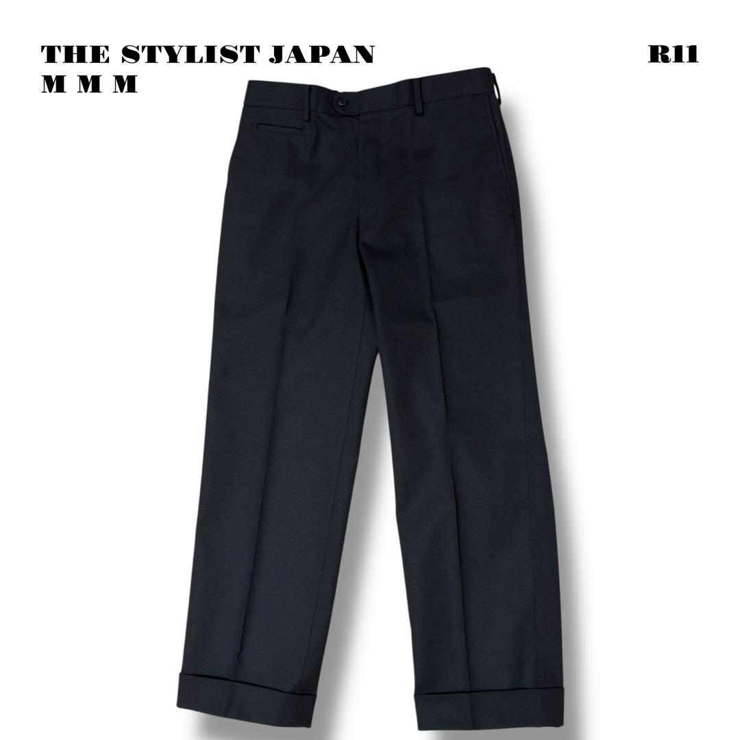 未使用品！ THE STYLIST JAPAN 3P スーツ ブラック 黒緑 M