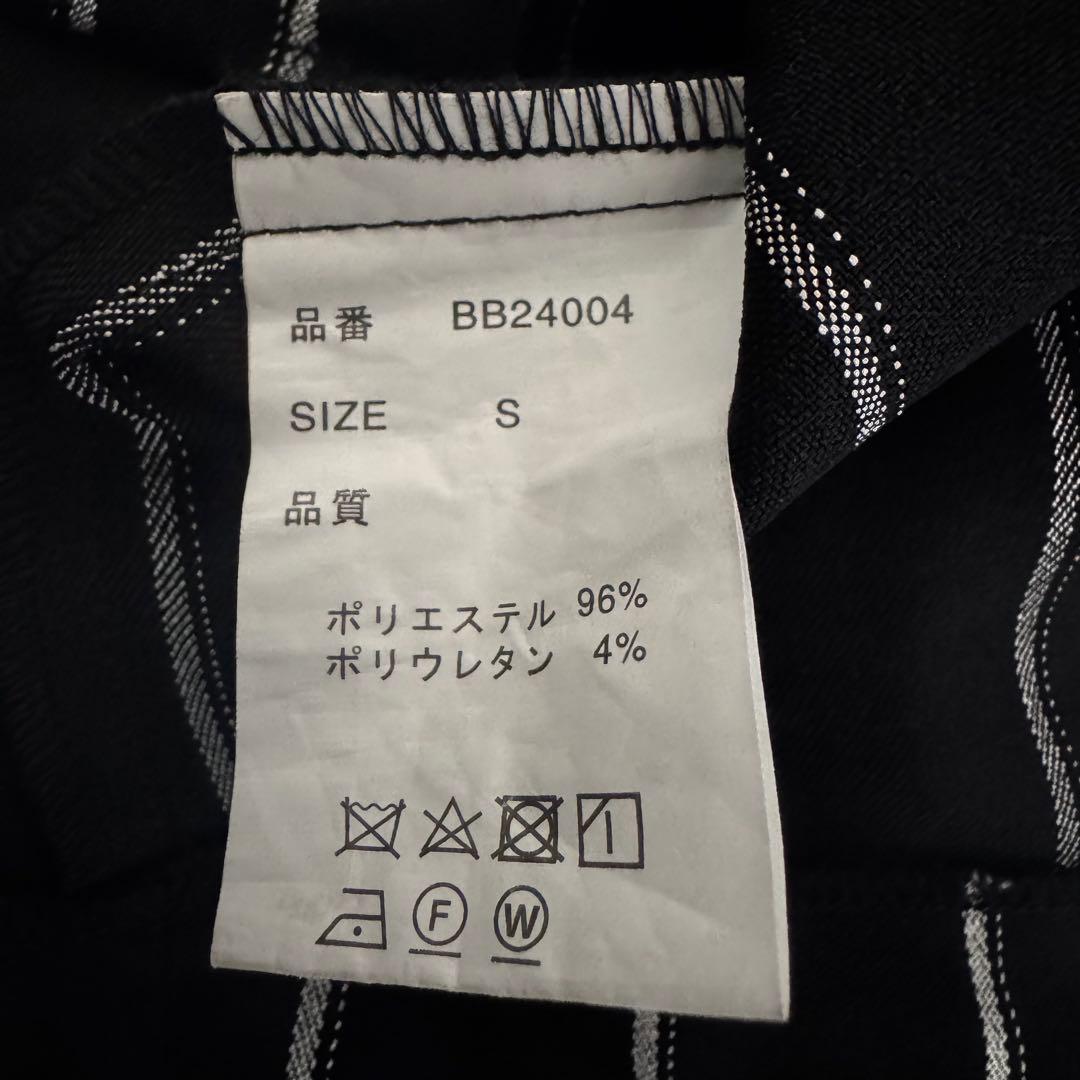 BELINDA ベリンダ ストライプ テーラード ジャケット ブラック S