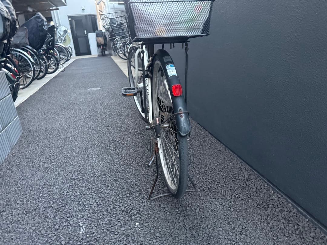 ネ*ギ様 Ghetto シティサイクル 前カゴ付き　後カゴ付き