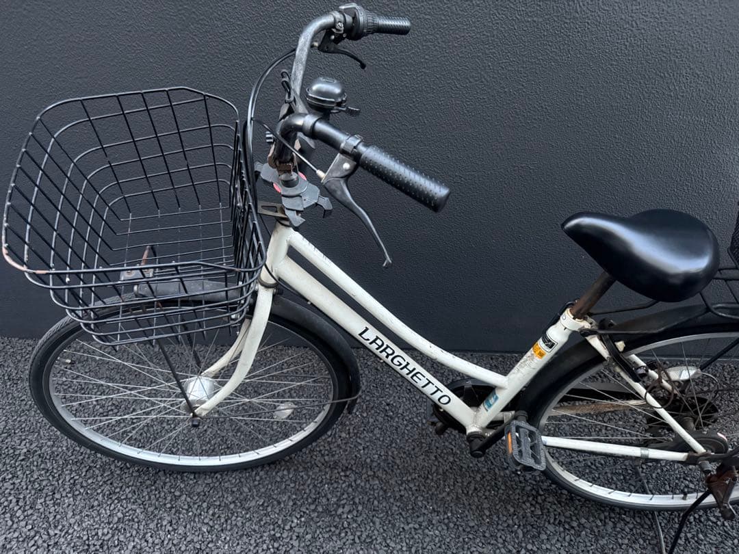 ネ*ギ様 Ghetto シティサイクル 前カゴ付き　後カゴ付き