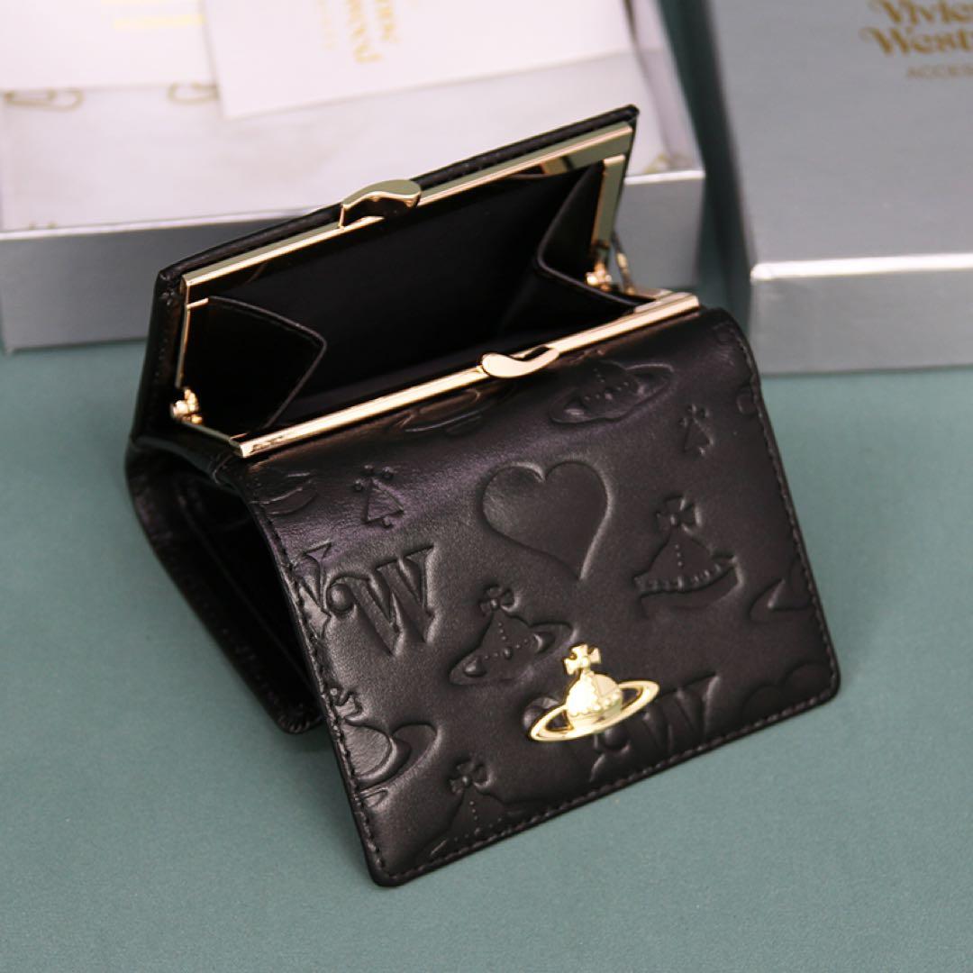 Vivienne Westwood 三つ折り財布 黑 ＃222