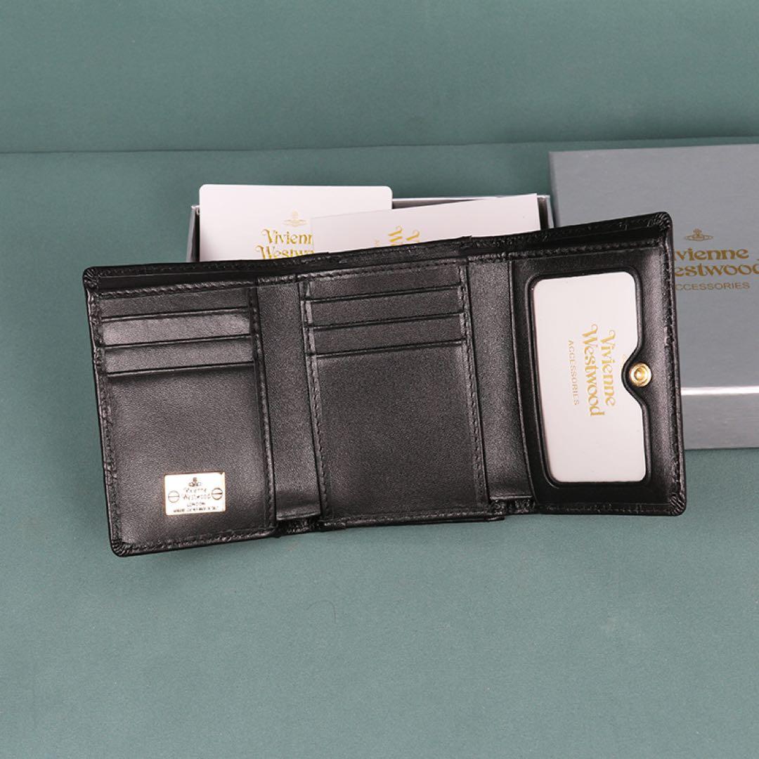Vivienne Westwood 三つ折り財布 黑 ＃222