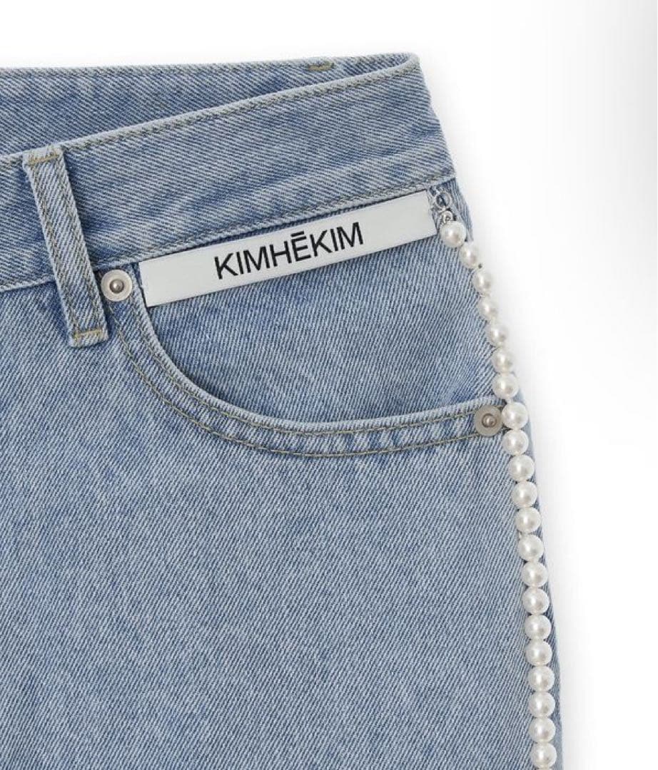 KIMHEKIM デニム　パール　ジーンズ　キムへキム　定価10万