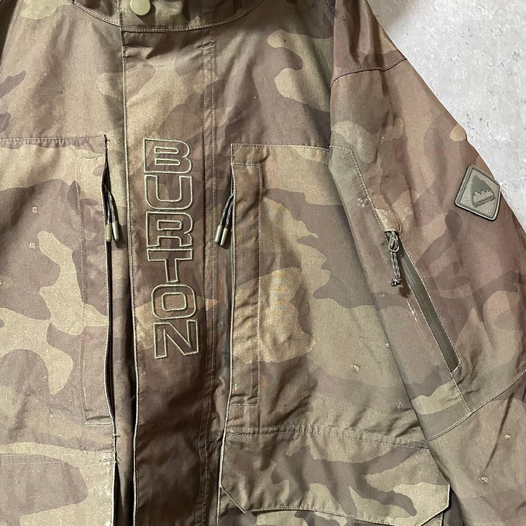 BurtonバートンスキーウェアスノーボードジャケットパーカーGORETEX迷彩
