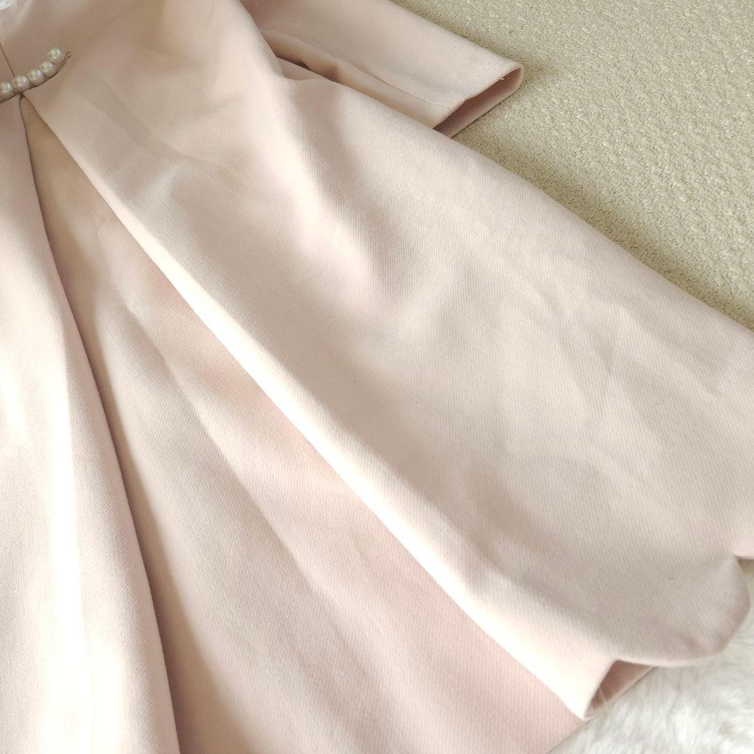 YOKO CHAN パール付きワンピース ピンク 36サイズ