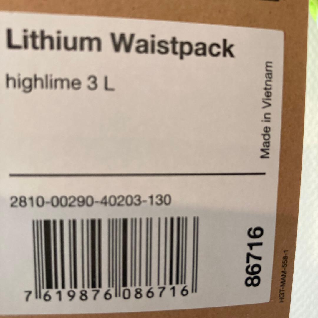 【新品】マムート　ボディバッグ・ウエストポーチ　LTHM WAISTRACK３