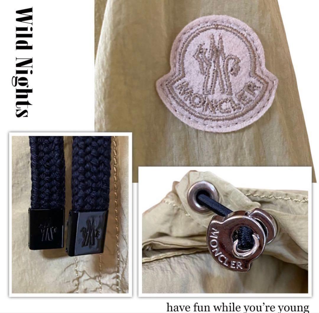 ＊MONCLER モンクレール＊雑誌掲載モデル スプリングコート 同色ワッペン
