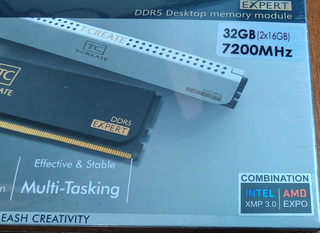 T-CREATE EXPERT 32GB DDR5 7200MHz EXPO対応