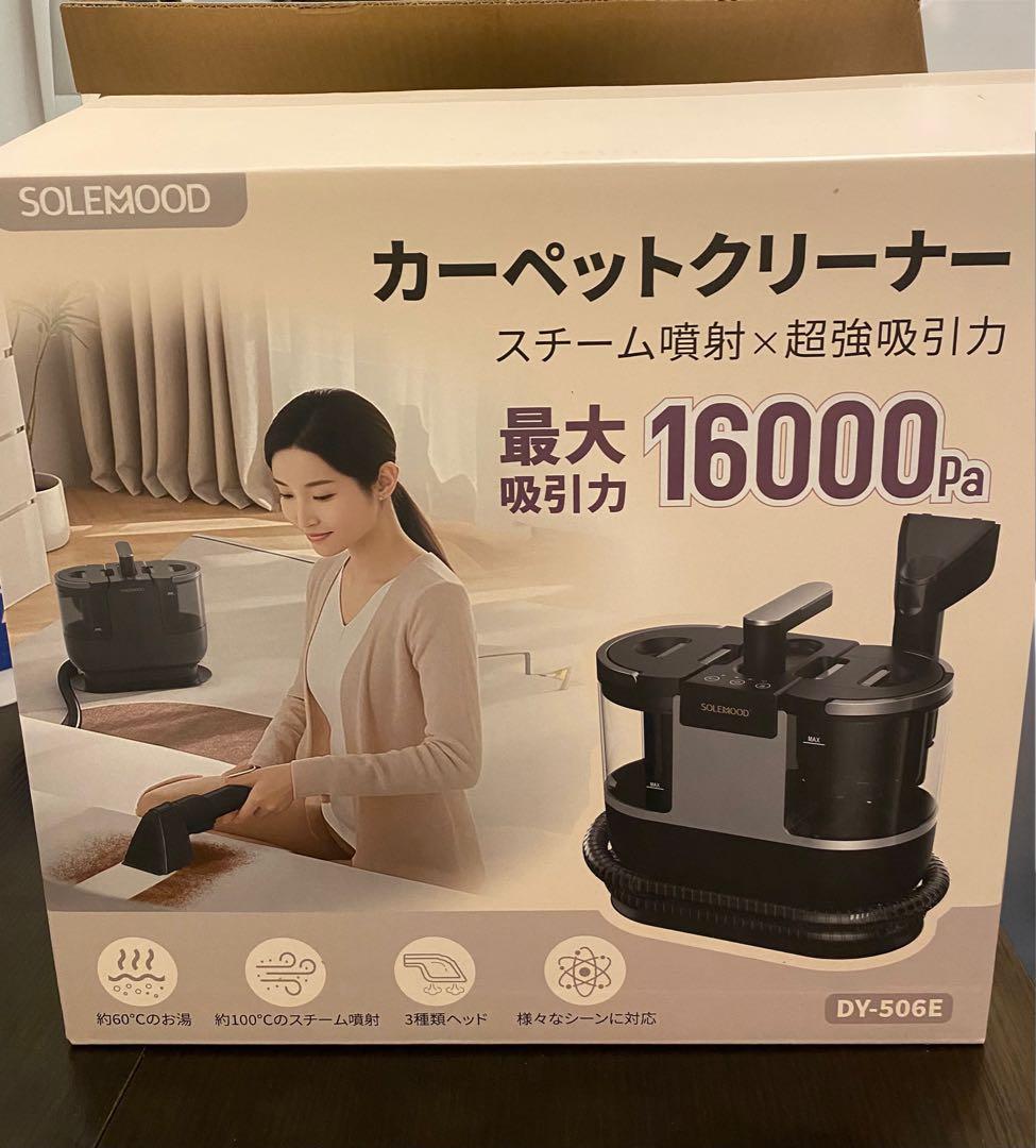 【即発送可・1回のみ使用】100℃スチーム カーペットクリーナー DY-506E