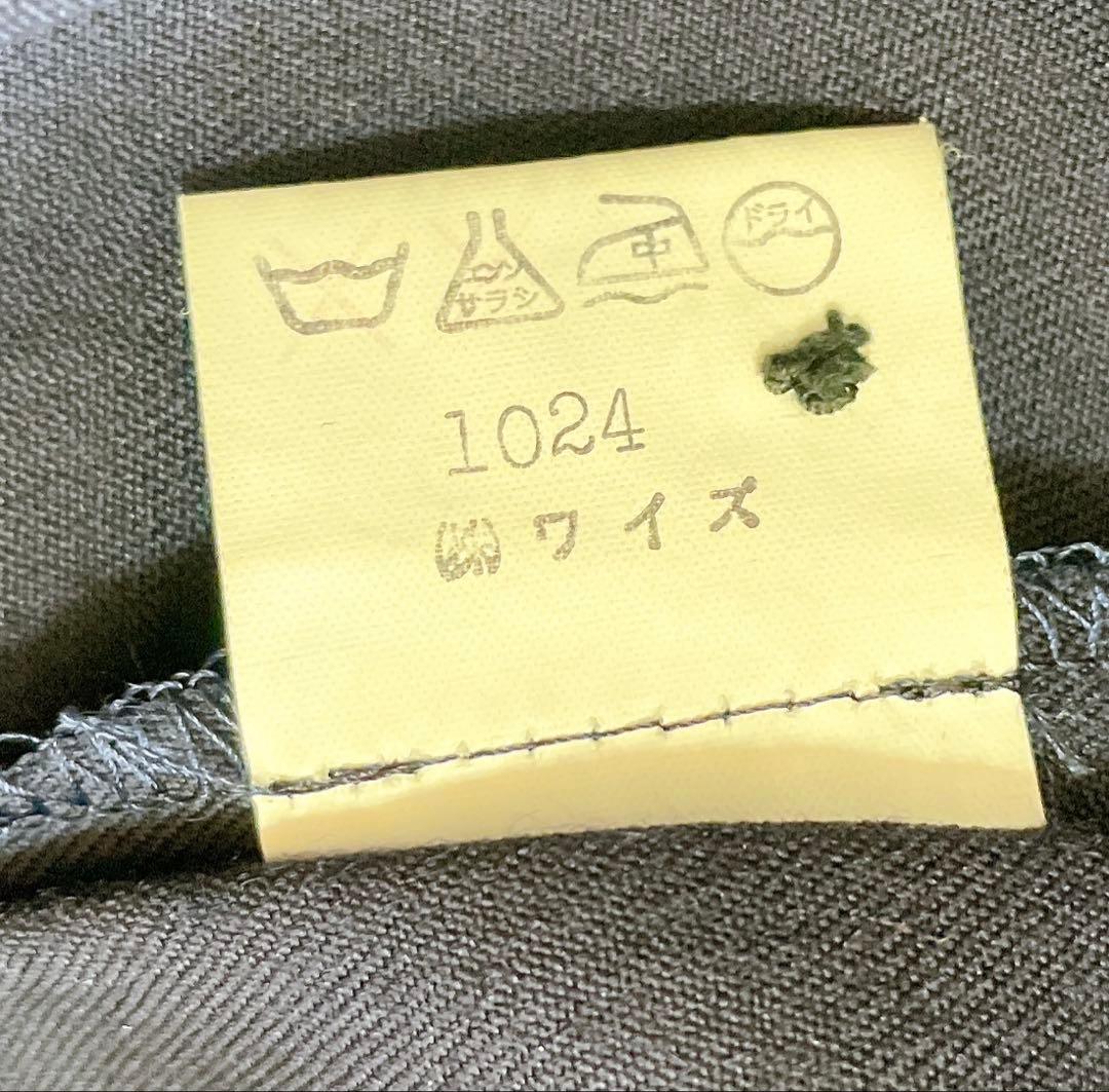 Y’s ワイズ フレアプリーツAラインスカート ウエストボタン仕様 ネイビー