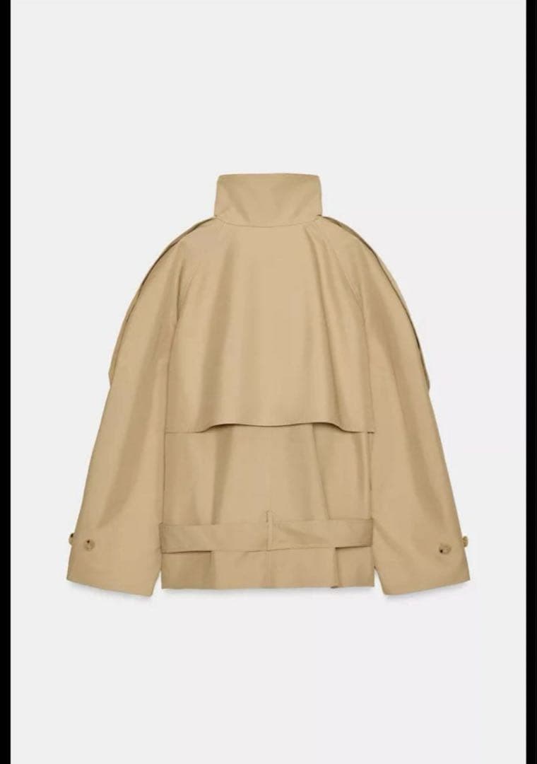 ショート丈ハイネックトレンチコートZWCOLLECTION