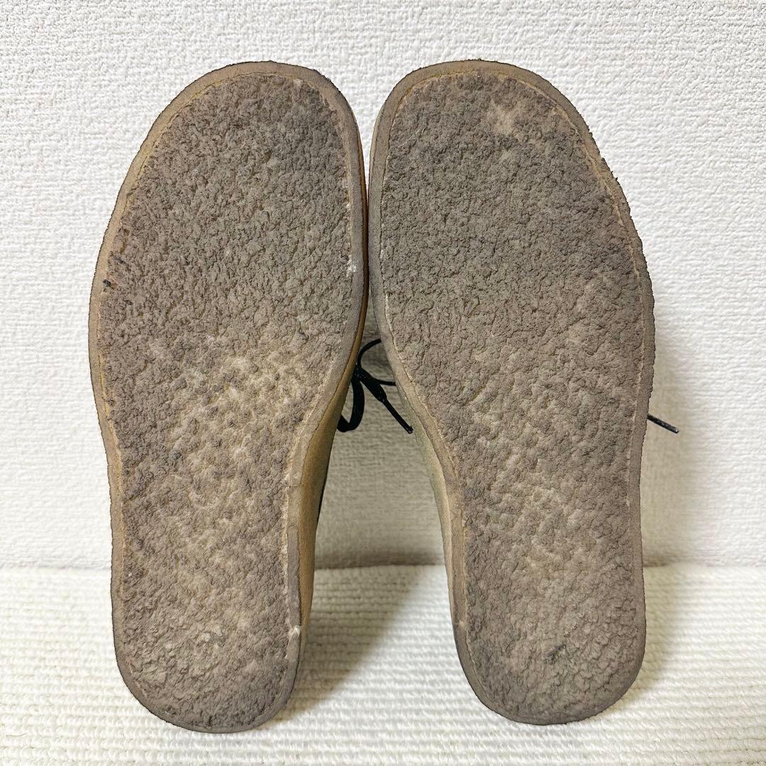 クラークス ワラビーカップ モカシンシューズ ブラック レザー 本革 ヌバック