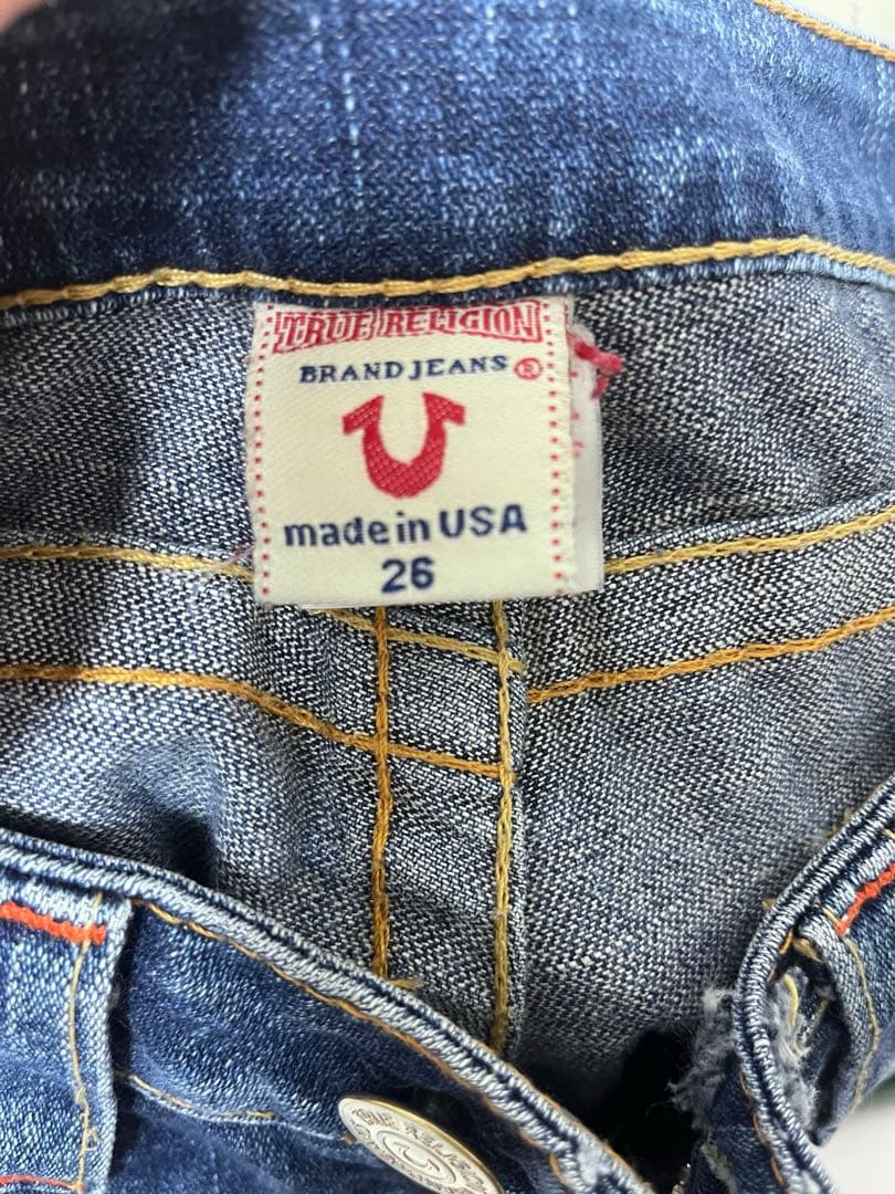 TrueReligion USA 26 ブーツカットデニム ローライズデニム