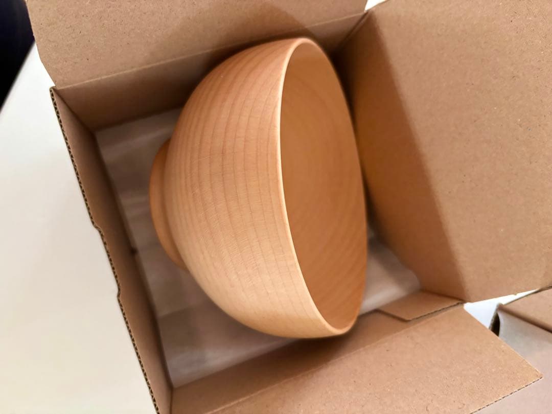 銘木椀 （薗部産業）めいぼく椀 二個セット ぶな