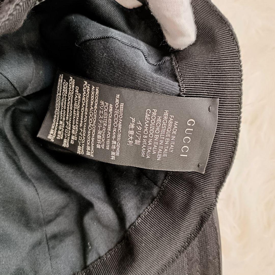 user_cbb68c3e様　美品✨️　グッチ　キャップ　ブラック　M 58cm