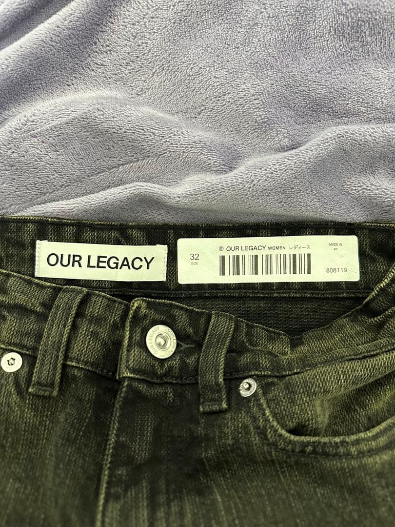 our legacy FULL CUT Black Sand Chain デニム