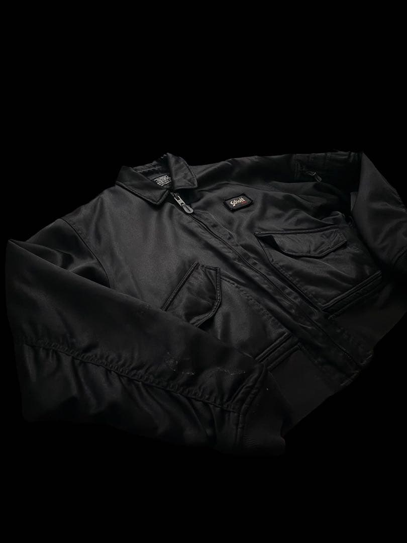 90s schott CWU-R XLサイズ　ブラック フライトジャケット