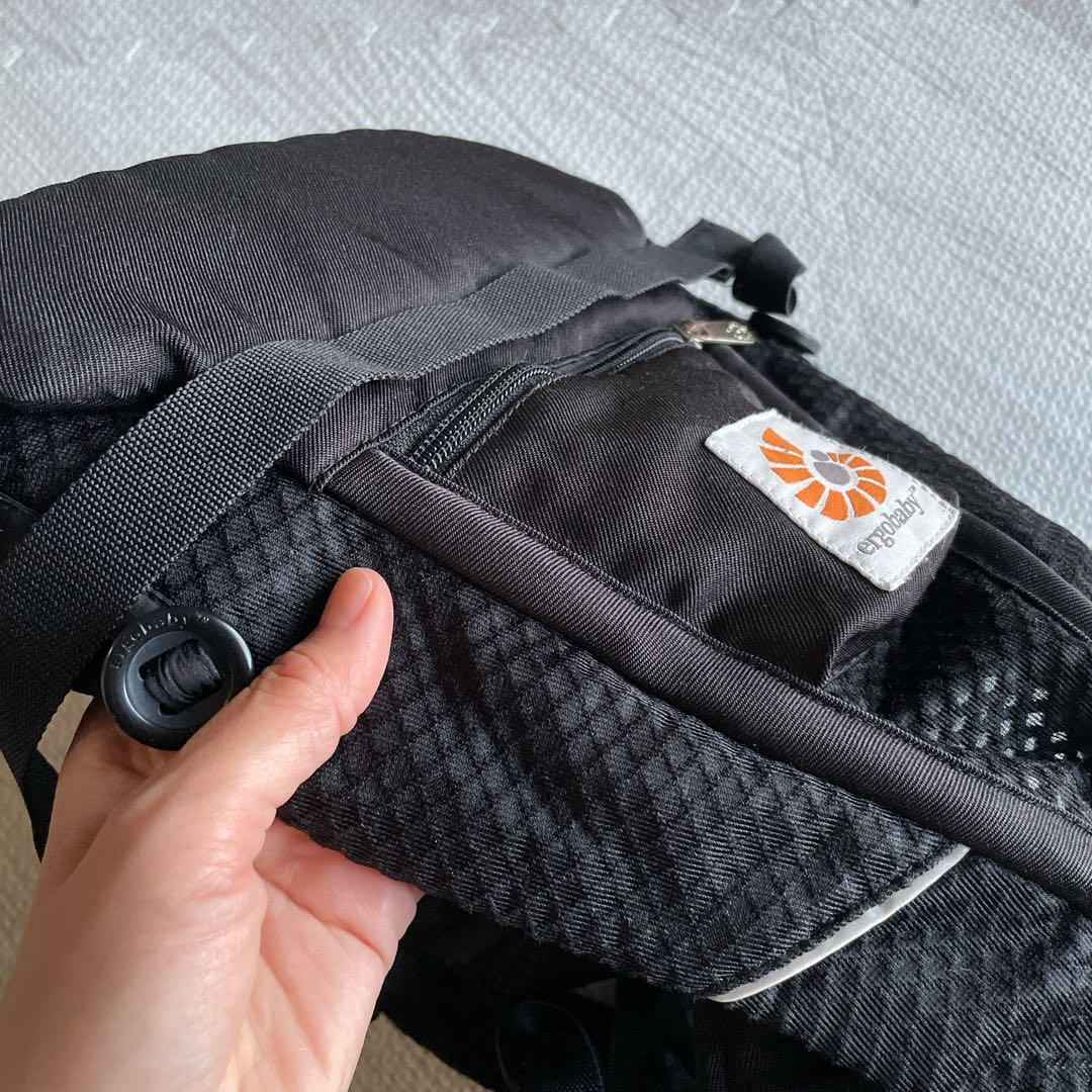 美品⭐︎エルゴ　オムニブリーズ　ブラック　黒　ergobaby 抱っこひも
