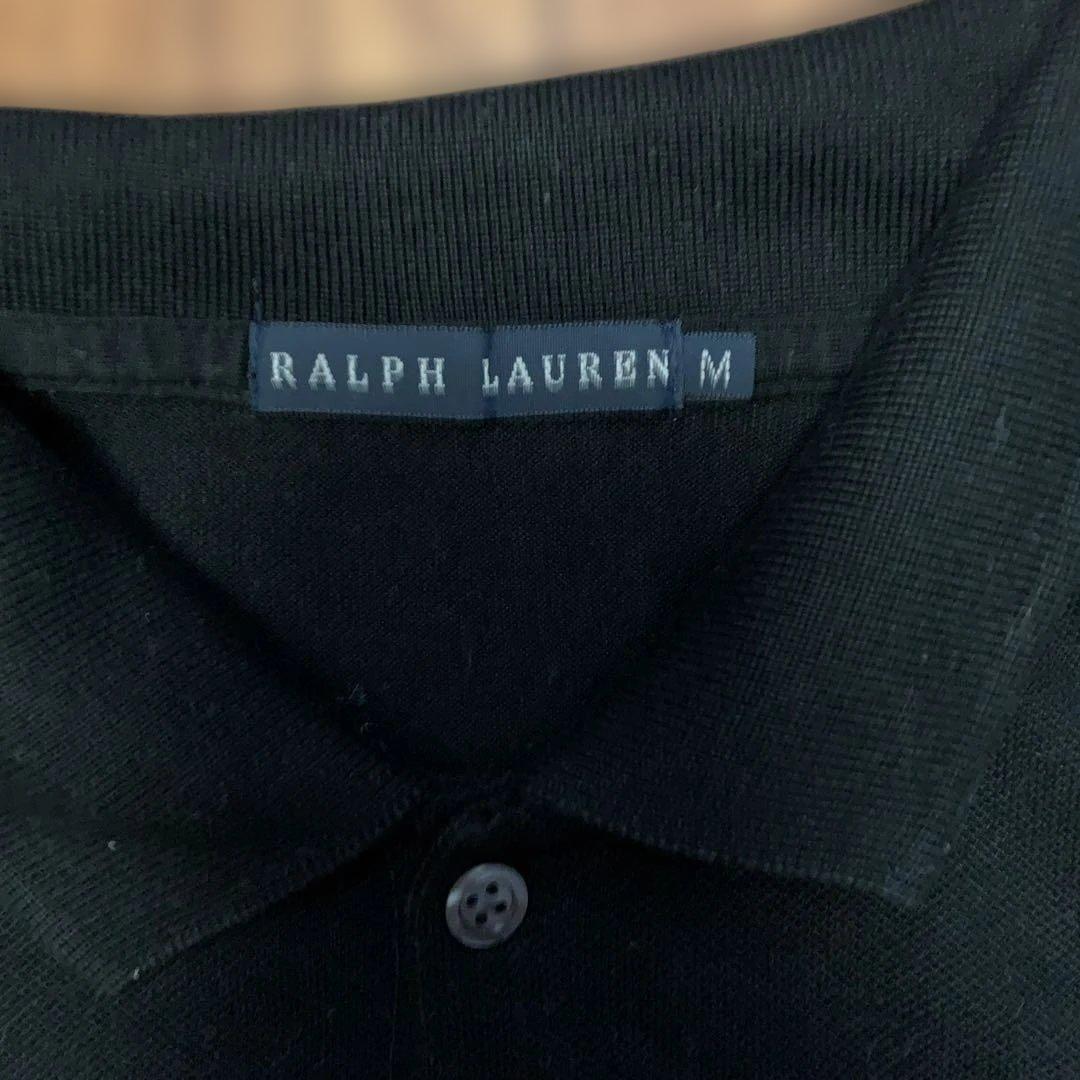 Ralph Lauren ブラック ポロシャツ M ビッグポニー