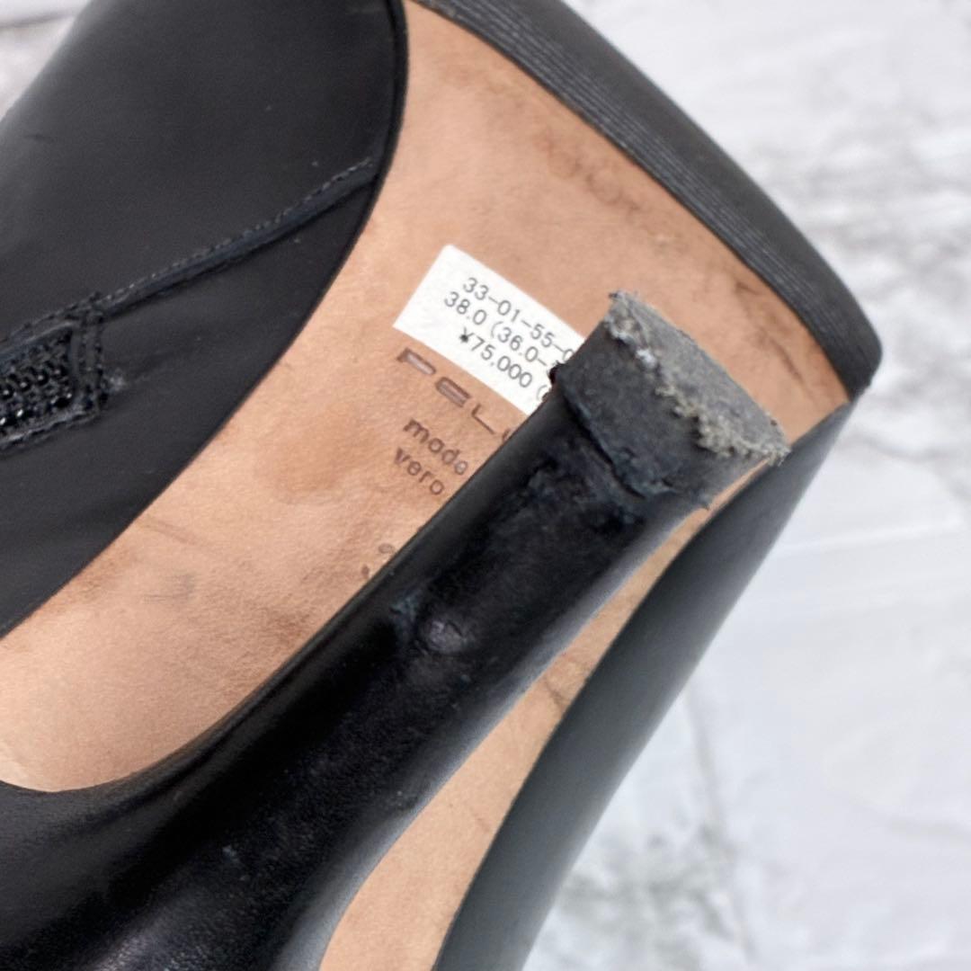 ペリーコ PELLICO ショートブーツ　レザー　スウェード　ベルト　パンプス