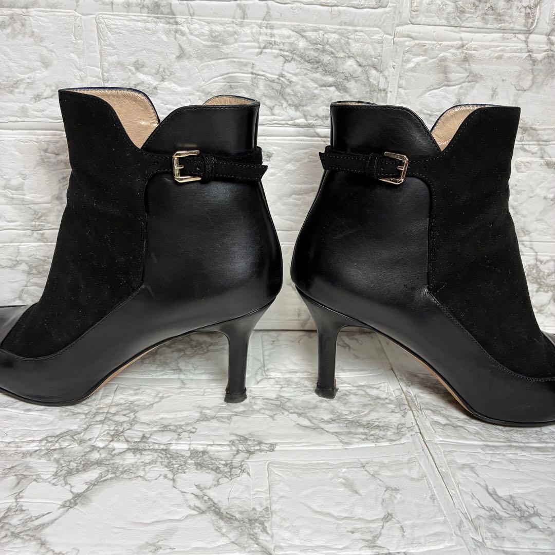 ペリーコ PELLICO ショートブーツ　レザー　スウェード　ベルト　パンプス