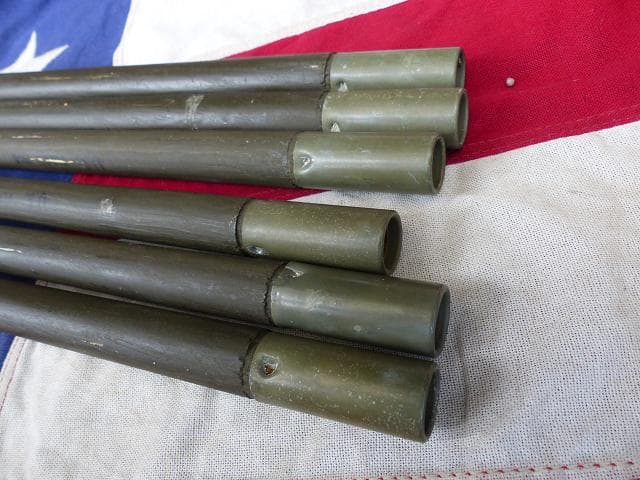 1968” 米軍実物 ナム戦 デッド!　テントポール　6本セット 軍幕 305