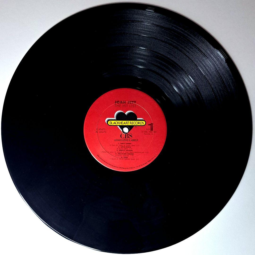 シュリンク付　Joan Jett　The Hit List　レコード　LP　美品