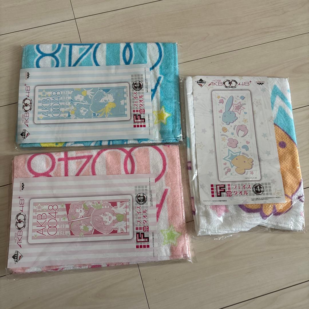 AKB0048 マイクロファイバーミニタオル 一番くじ フェイスタオル