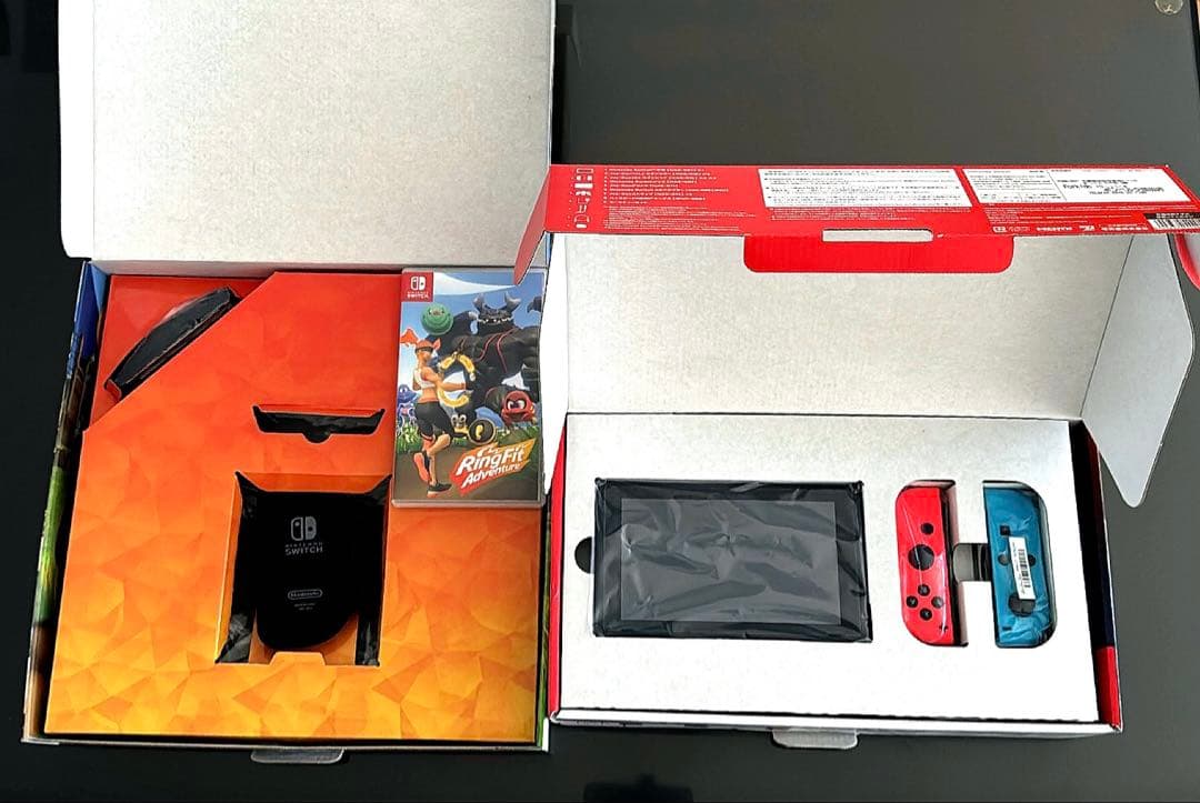 Nintendo Switch本体とリングフィット アドベンチャー 3点セット