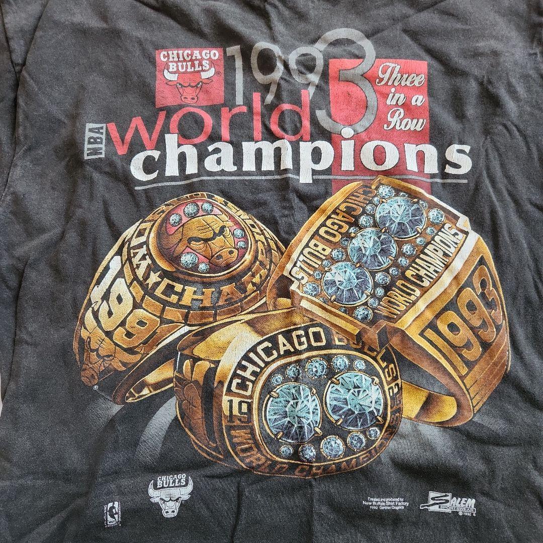 90s NBA ブルズ 3連覇Tシャツ SALEM
