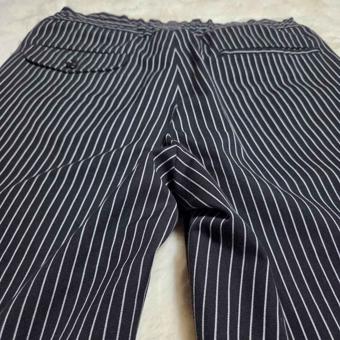 COMME des GARCONS　ドッキングデザインストライプ パンツ　M
